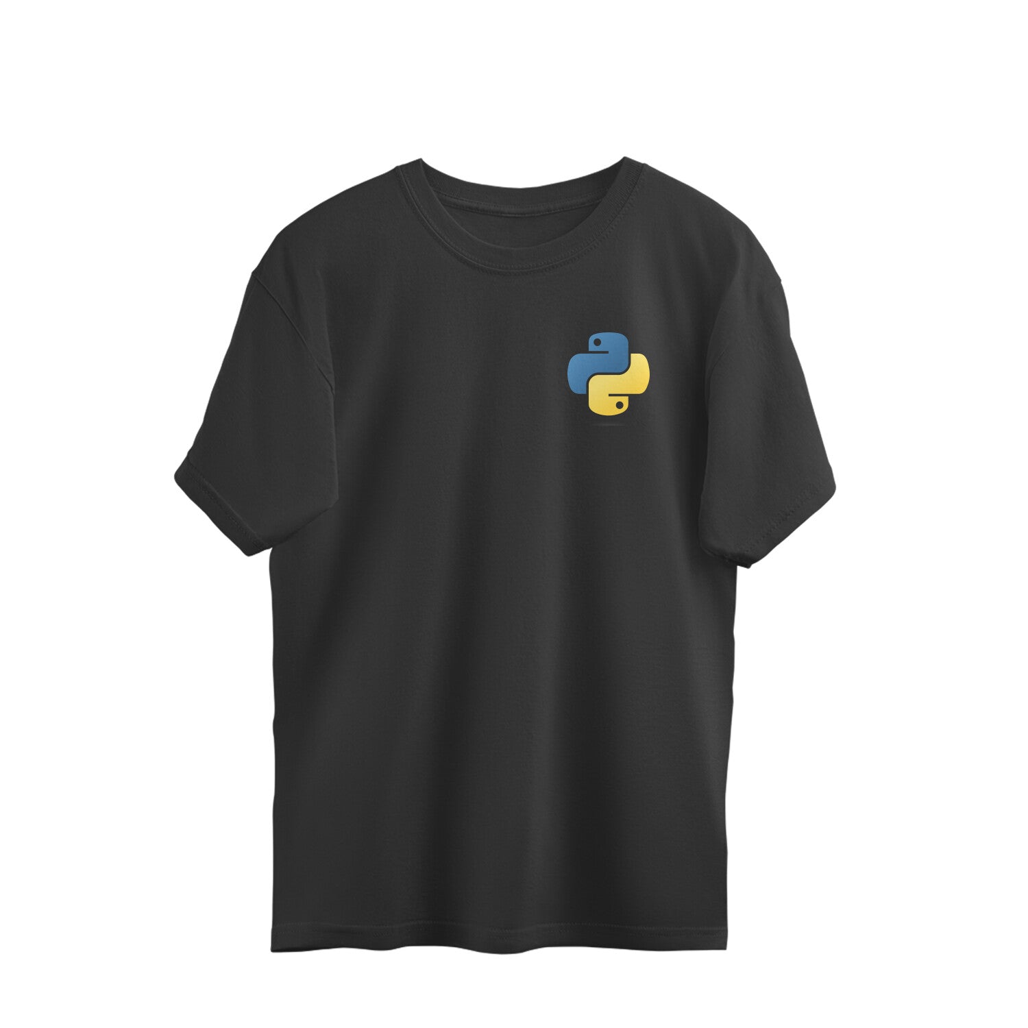 Python Icon Shirt Oversized T shirts-Python – Programmers Store